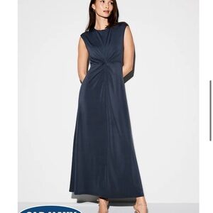 Old Navy “The Occasion” Sleeveless Twist-Front Maxi Dress in Navy